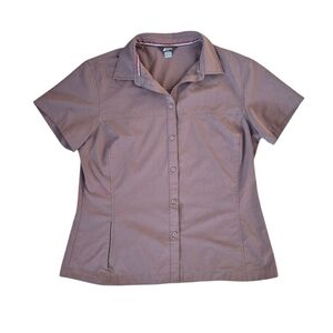 MEC Short Sleeve Button-Up Shirt Hiking Outdoor Camping